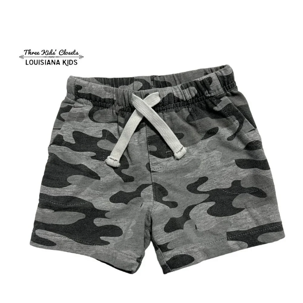 Carter's 18m Grey Camouflage Shorts